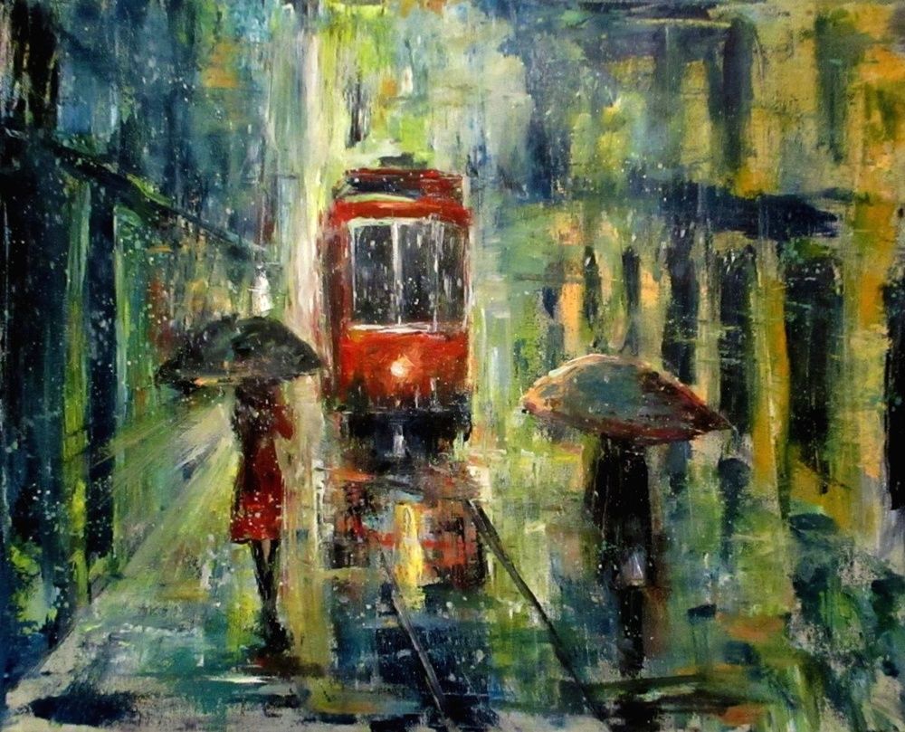Natalja Picugina Rainy Fantasy oil painting
